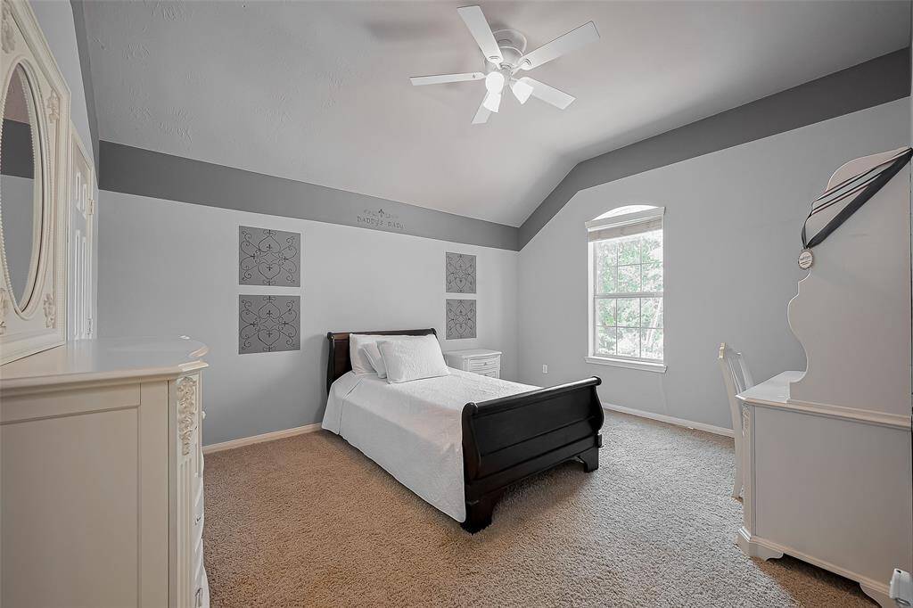 Bedroom #4 photoshopped to show what it would look like in more neutral paint.