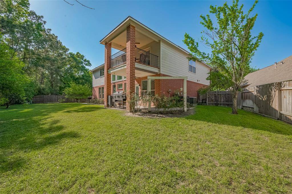 Extensive backyard