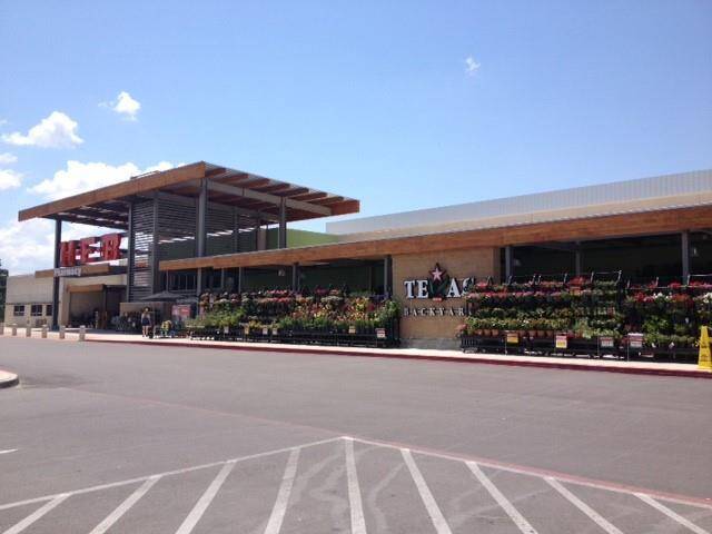 The medium size HEB right across Grant Road!  Also a Valero, Chick-Fil-A, Pet Supermarket, Urgent/Primary Care, fine dining, nail salon, etc.
