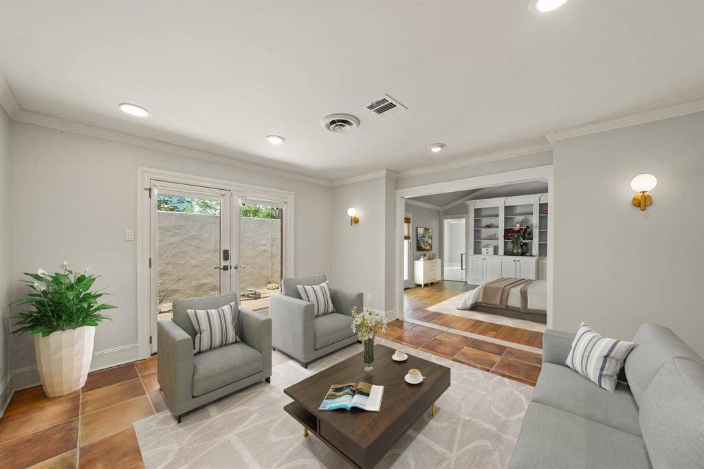 Virtually Staged: Your stunning master suite is complete with a sitting area. The perfect space to relax!