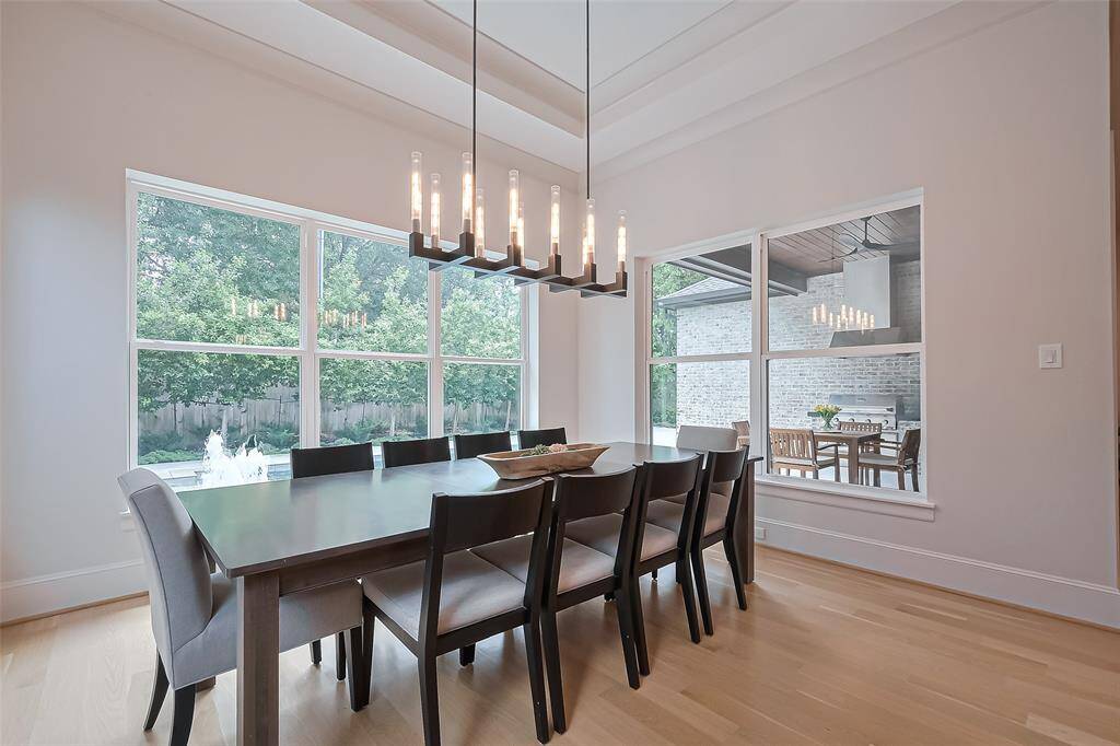 All chandeliers in the home are included with the sale.