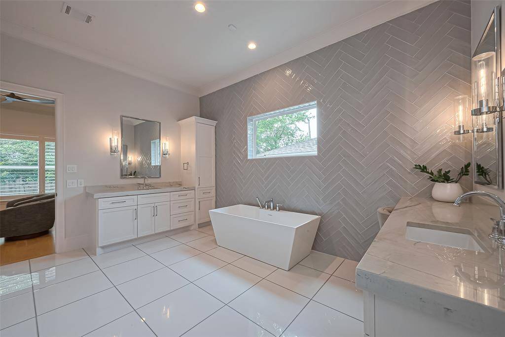 Primary bathroom.