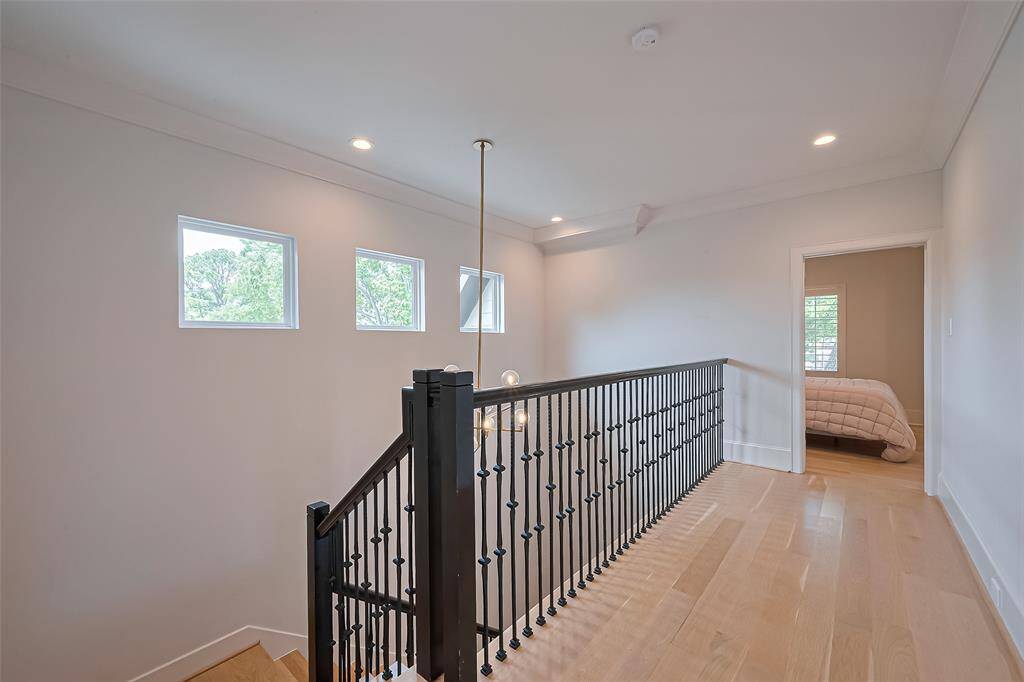 The entire second floor boasts luxurious vinyl flooring, combining elegance with durability.