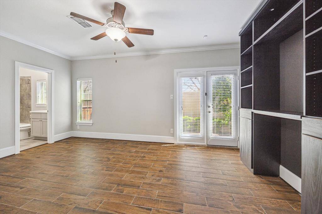 While this room would provide a great space for guests, it would also work well as a game room, alternate living space or home office. You decide!