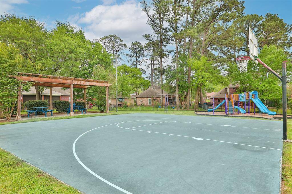 Community basketball court