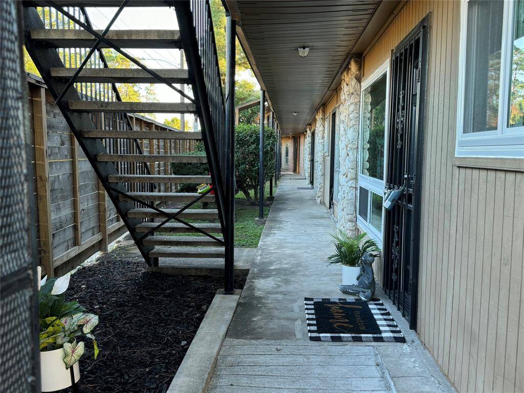 Entry to the first floor condo