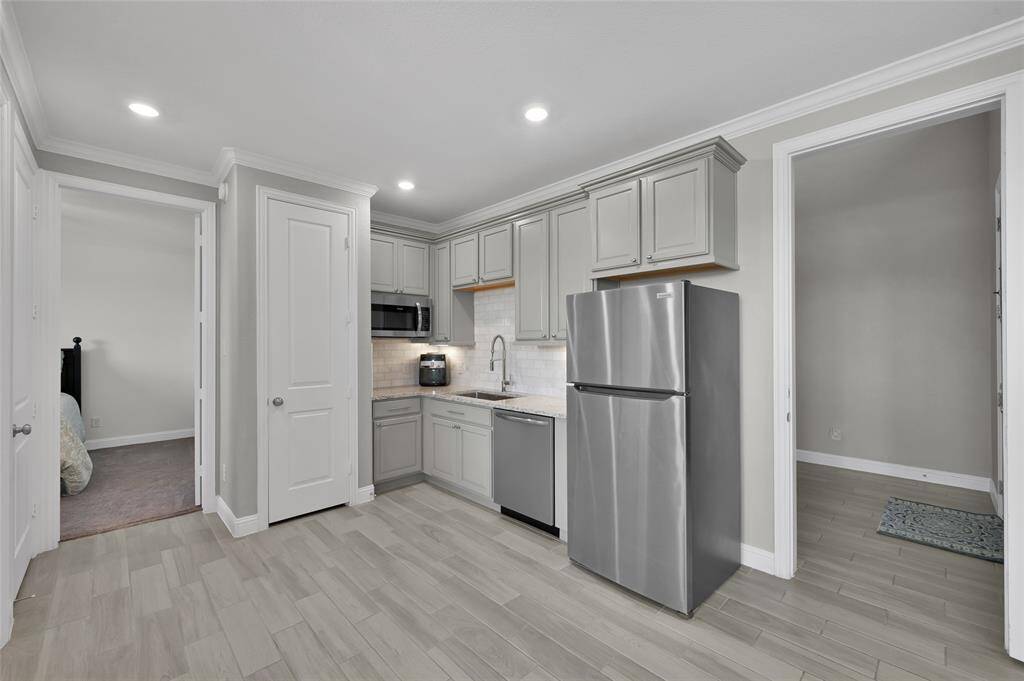 Kitchenette of private quarters