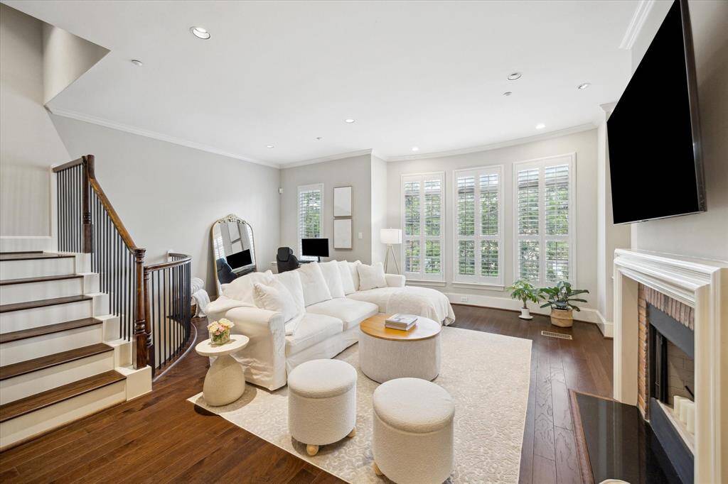 The little bonus area is actually part of the large living room on the second floor.  The space has so many potential uses.