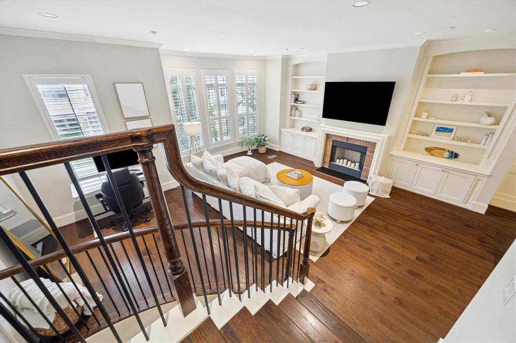 This photo of the living room really shows what an enormous space it is.