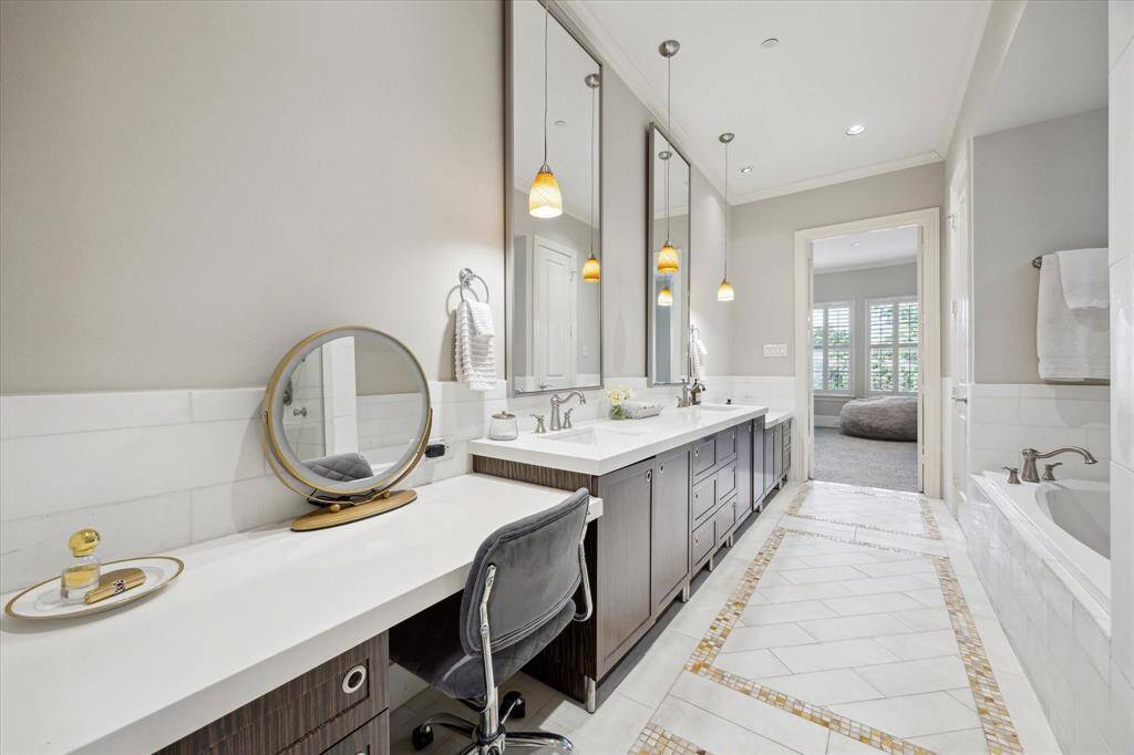You might ask yourself, "Did I die, and go to primary bathroom heaven?"