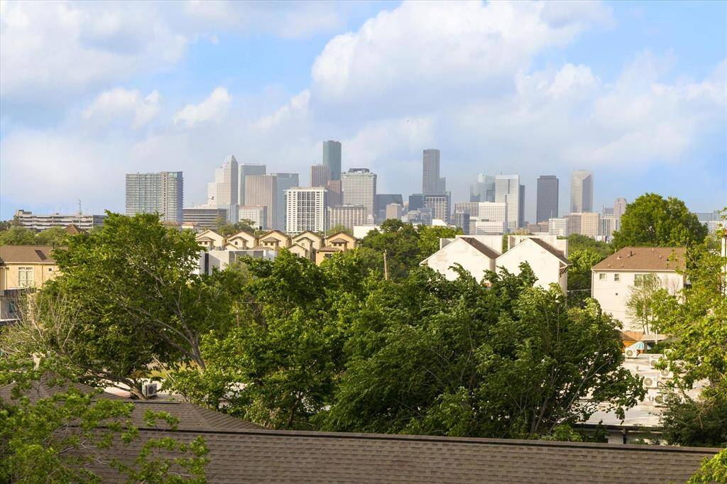 Here is your actual view of downtown from the rooftop patio.