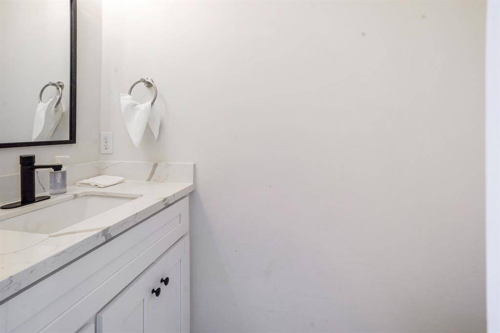 Half bath on the second floor.