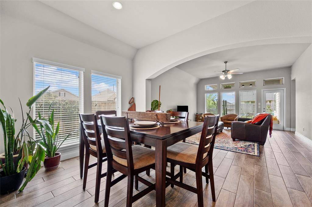 The living room offers tons of natural light and a great place to unwind and relax.