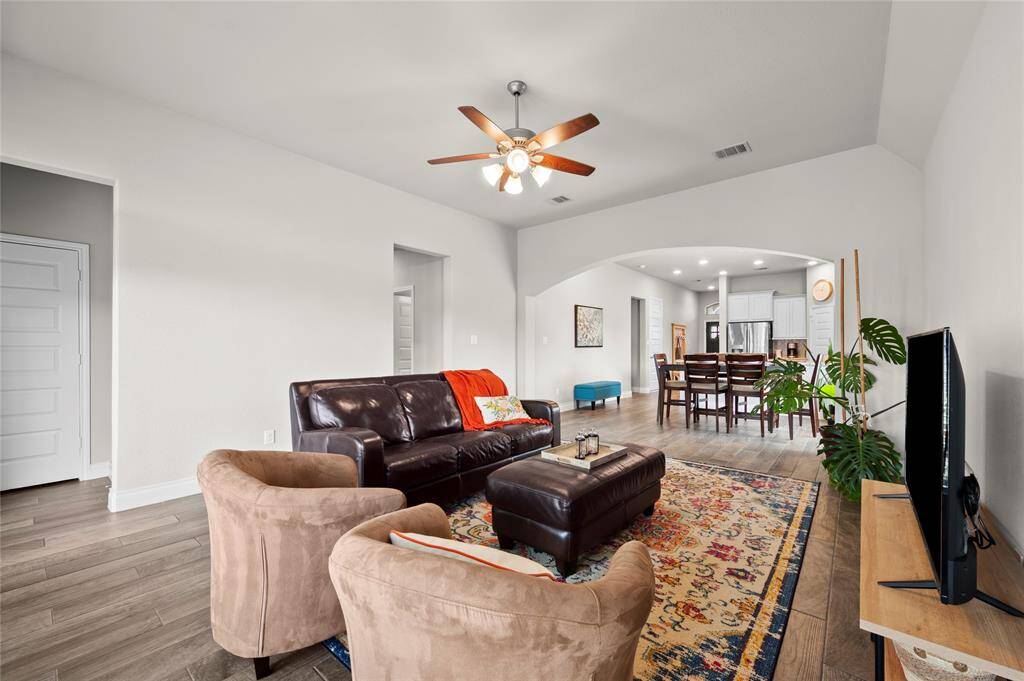 This open-concept floor plan is truly stunning and functional.