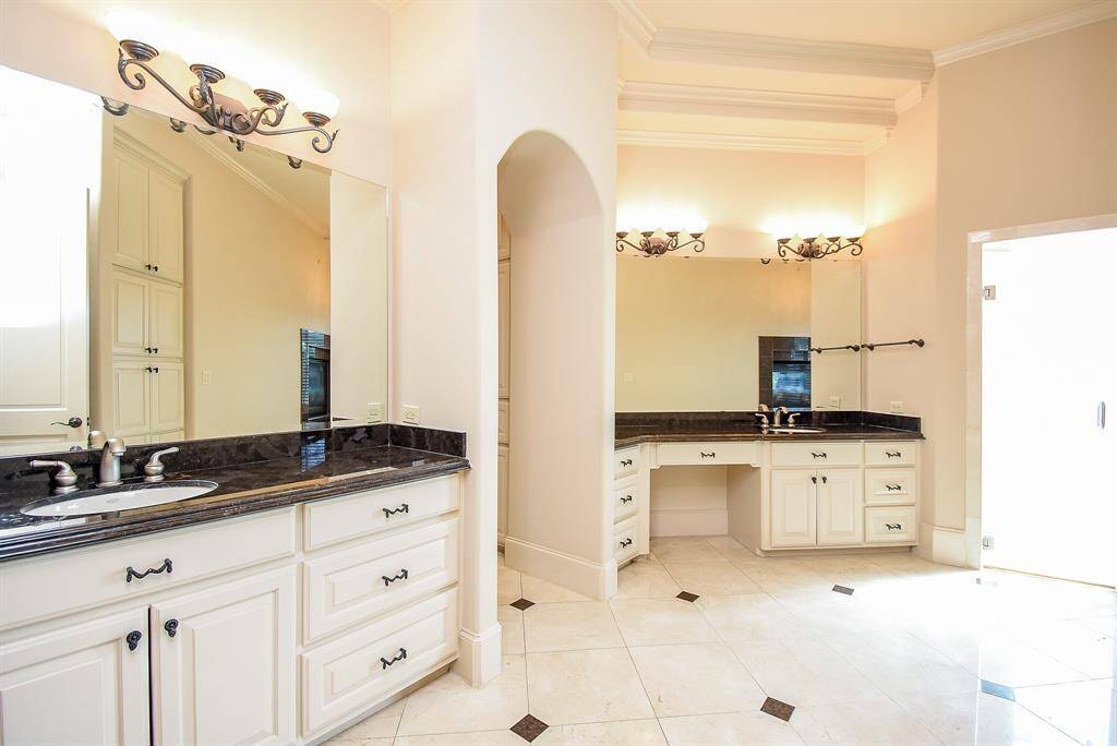 Primary Bath view of his and her vanity/sinks