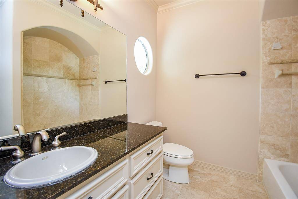 One of FIVE full bathrooms in the house!
