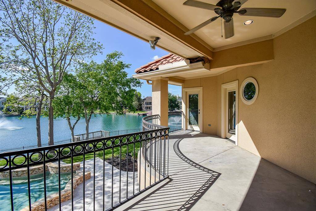 Check out this view from the second floor balcony!