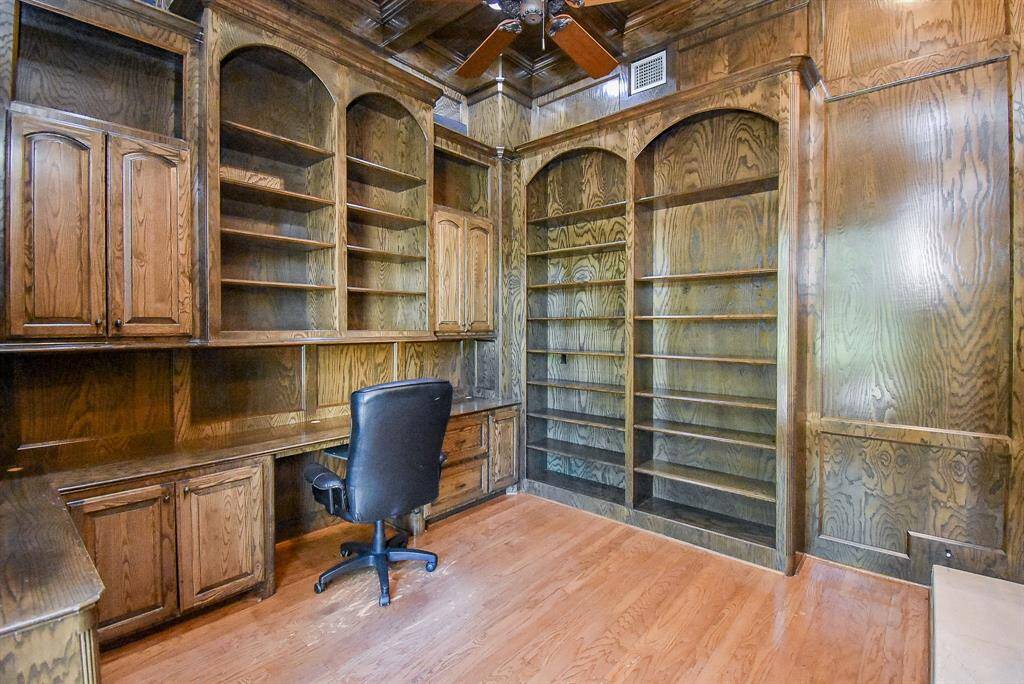 Solid wood office. Ideal for working from home or just a place to work in solitude.