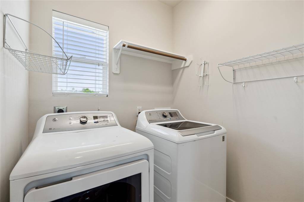 The home includes both washer and dryer along with a stainless steel fridge, move in ready!