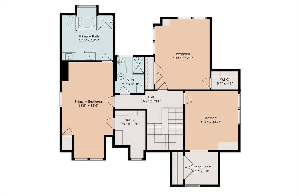 Upstairs Floor Plan