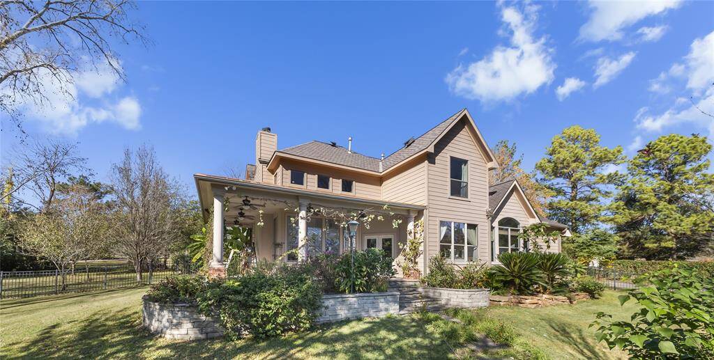 Back view of home