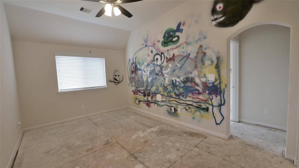 Game Room at the top of the stairs