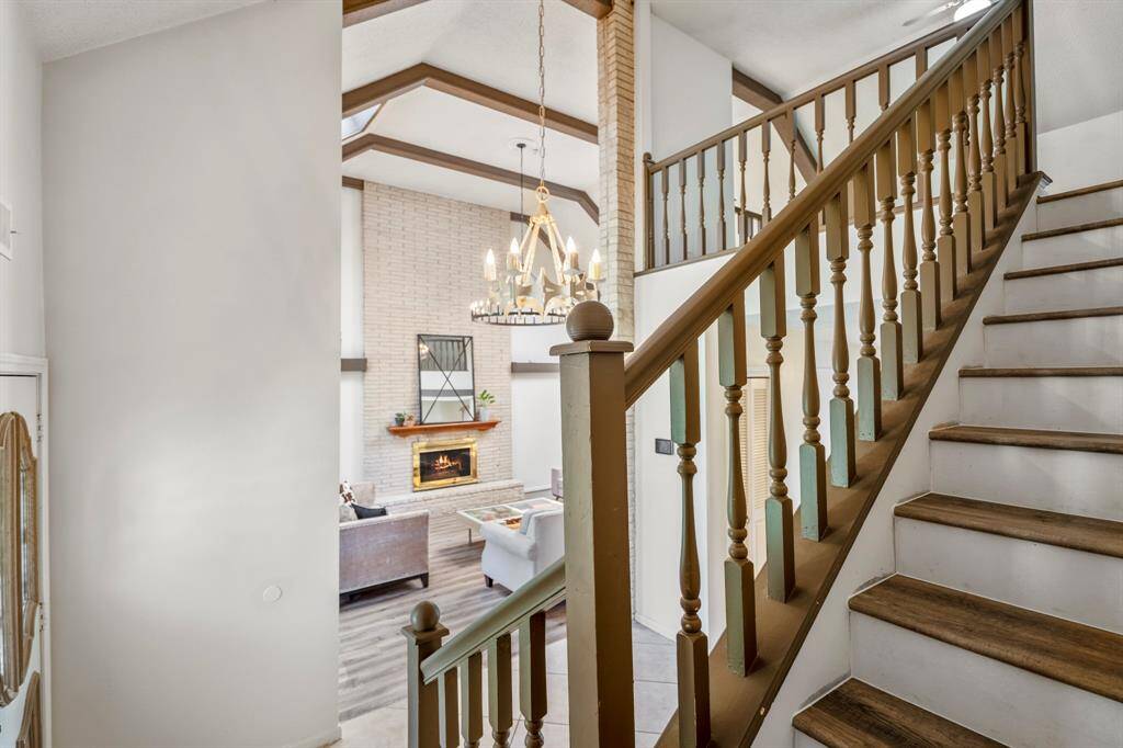 Let's take you upstairs to two more bedrooms and a full bathroom.