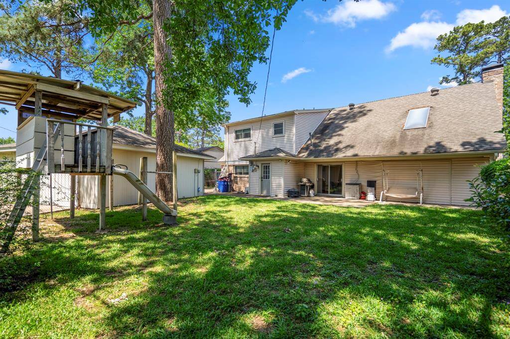 A look at this home from the backyard.