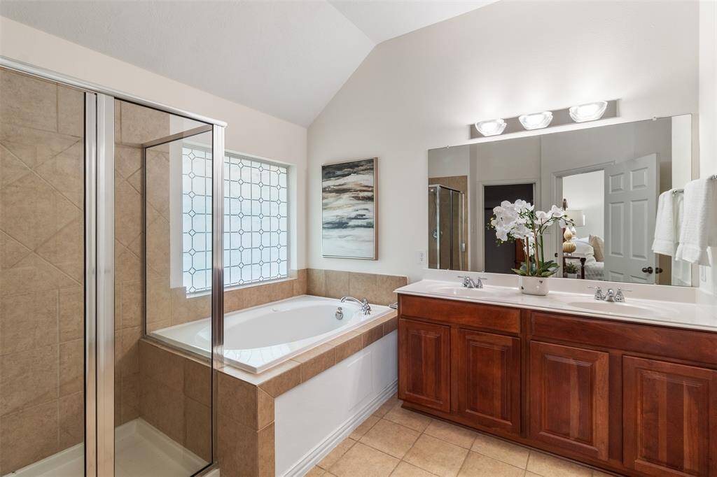 Double vanities are a must have in the primary bathroom.