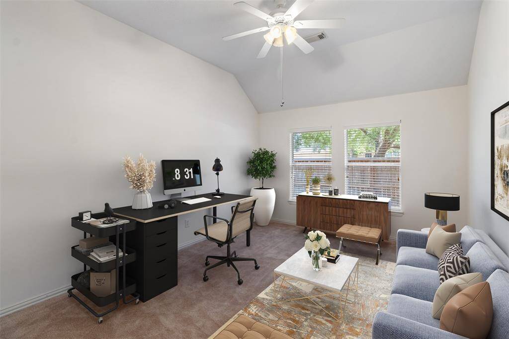 This flex space outside of the secondary bedrooms could be an office, play room, additional sitting room or workout space. You can create your own environment here.