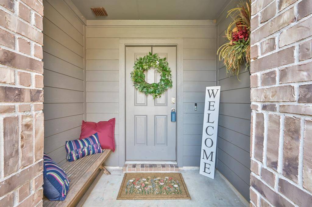 A nice oversized front porch awaits you.