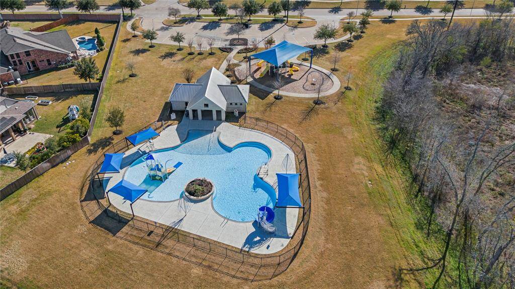 The second pool is located on James Long Parkway, just a short walk from the home.