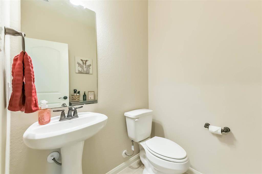 Half bath downstairs
