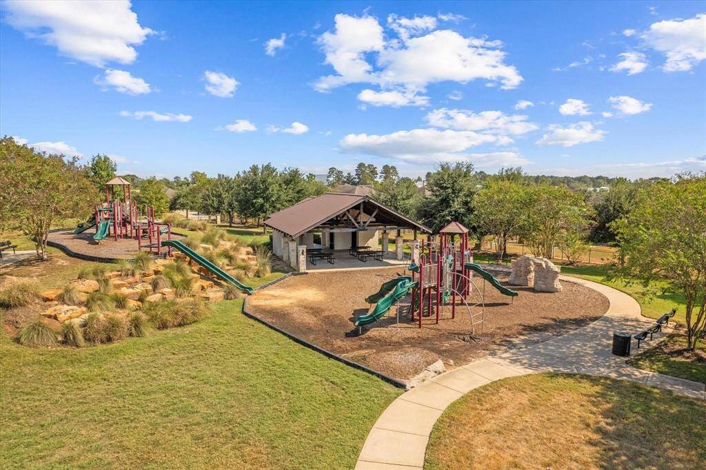 Gated neighborhood playground area