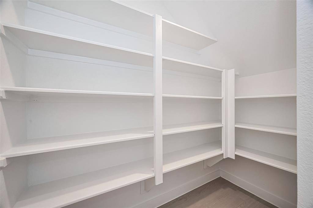 Huge and comfortable walk-in pantry.