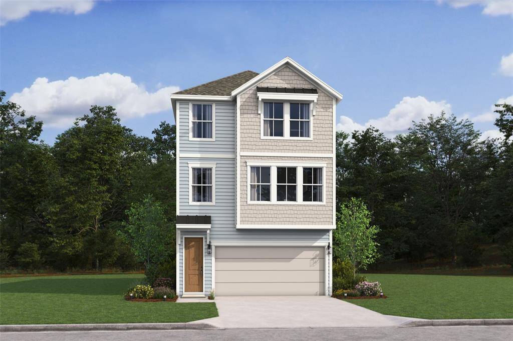 Impressive Rivercrest home design by K. Hovnanian Homes with elevation SB in beautiful Piccolina. (*Artist rendering used for illustration purposes only.)
