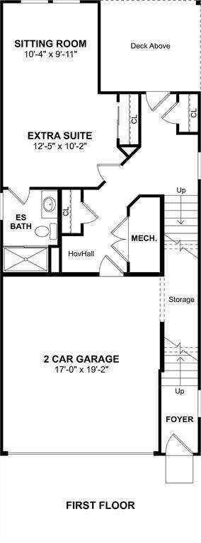 The Rivercrest floor plan by K. Hovnanian Homes. 1st Floor shown. *Prices, plans, dimensions, features, specifications, materials, and availability of homes or communities are subject to change without notice or obligation.