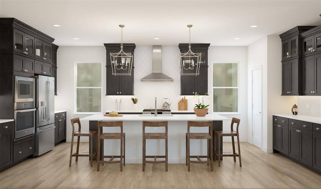 Stylish kitchen (*Artist rendering used for illustration purposes only.)
