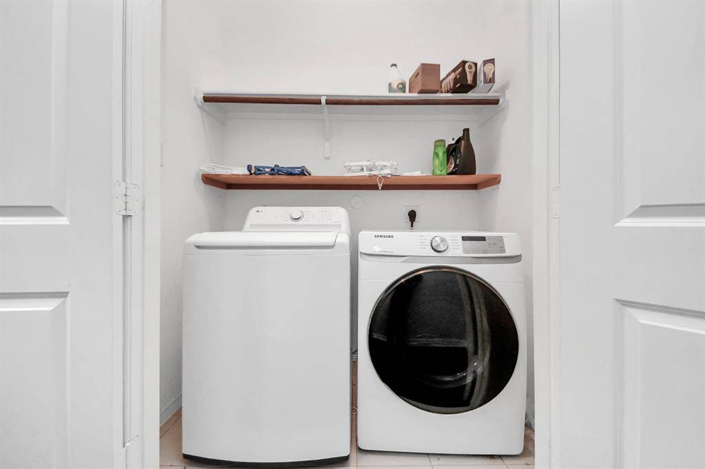 Laundry room is on the third floor. Washer and Dryer included.