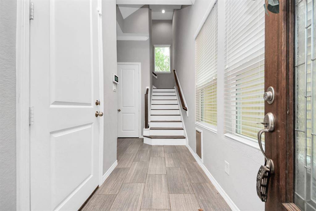 This home features a very inviting entryway