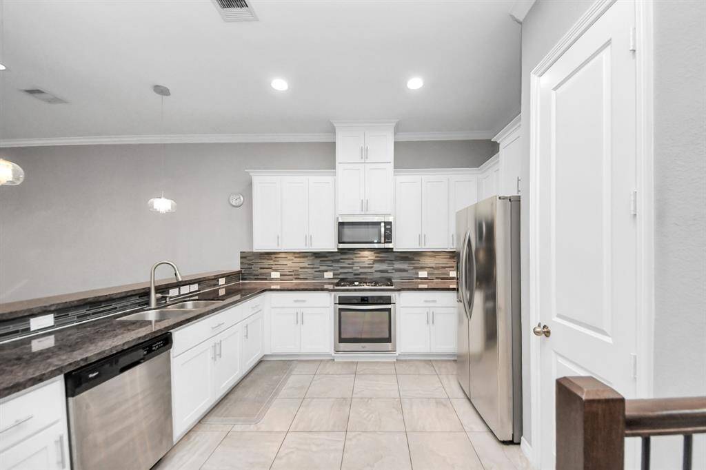 This kitchen features tons of counter space!