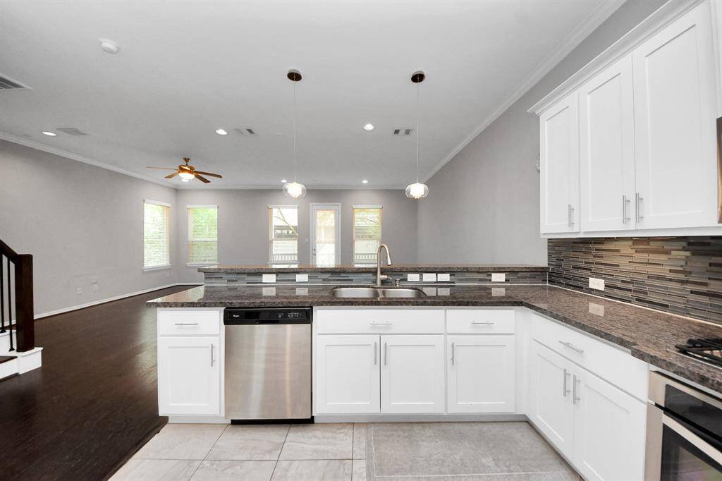 Open concept to the huge living room