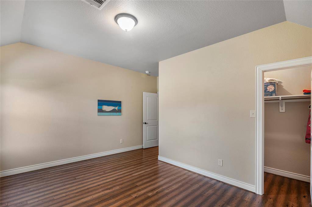 View of the walk-in closet.