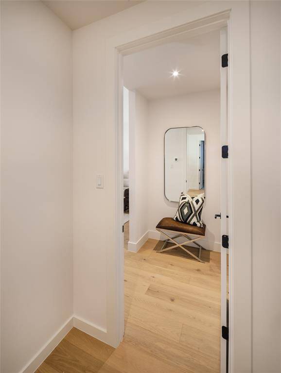 Entrance space into the primary suite