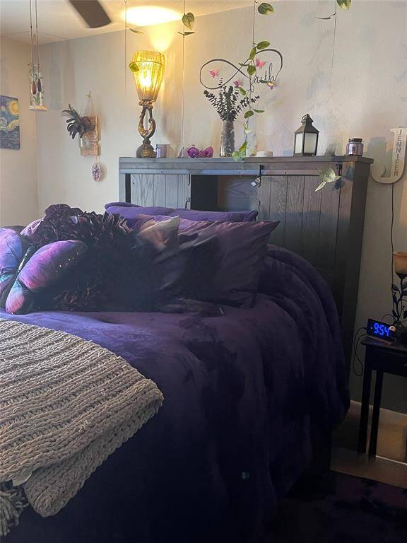 This is the bedroom now. Cozy bedroom with a warm, inviting atmosphere for a relaxing ambiance.