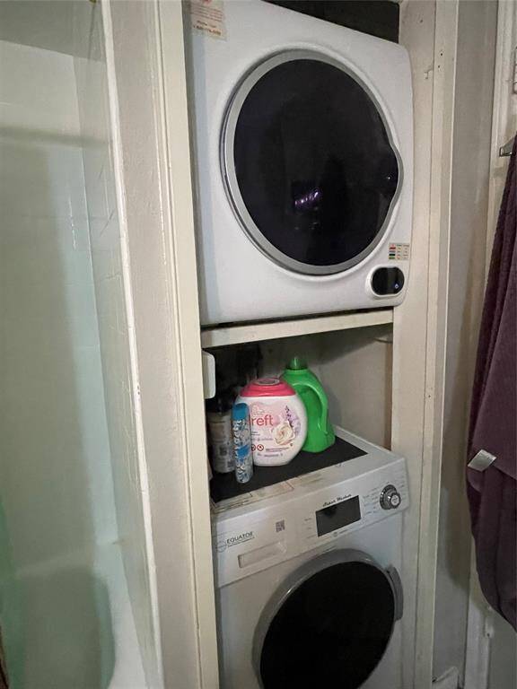 These front-loading washer & dryer were put in 2024.