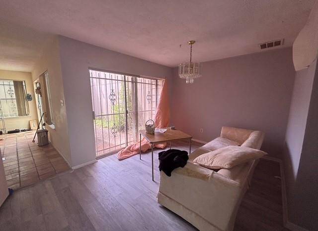 From the den you flow into the dining room with a sliding door view of the patio.