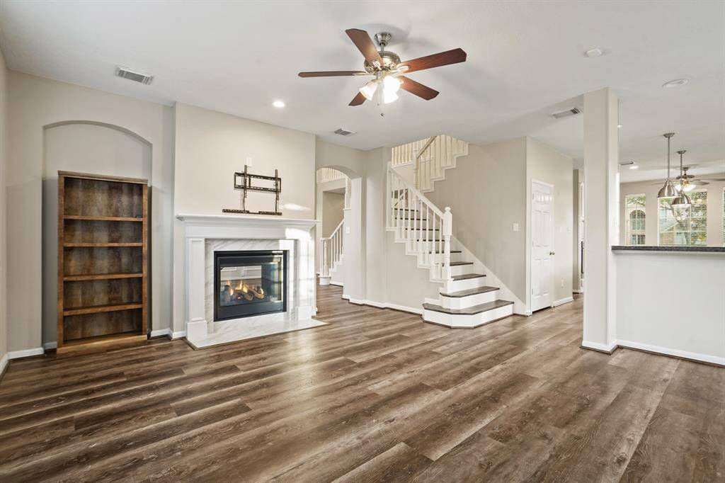 This room is directly next to the kitchen which allows for open concept while preparation.