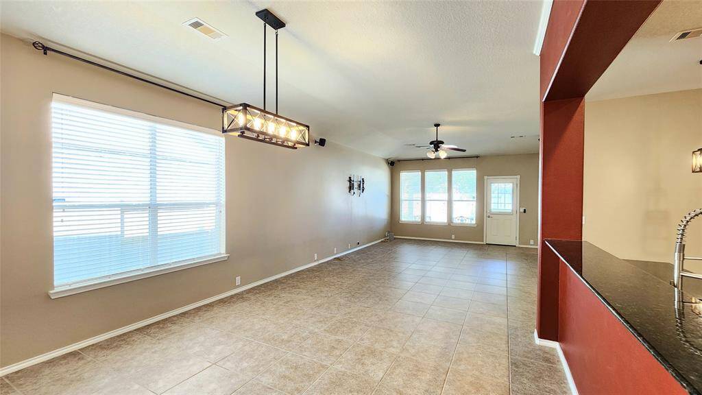 Dining room to family room