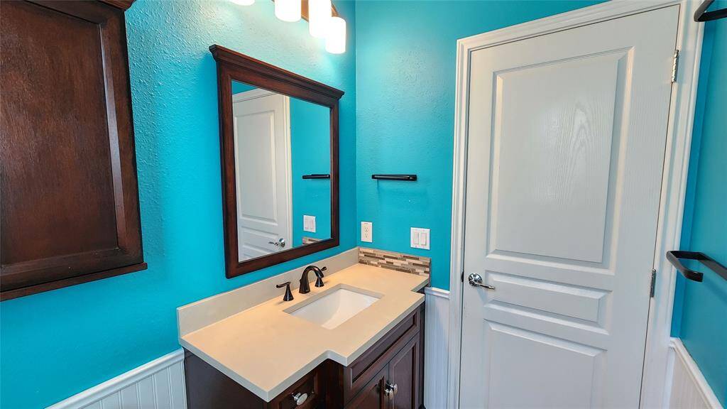 Hallway bathroom